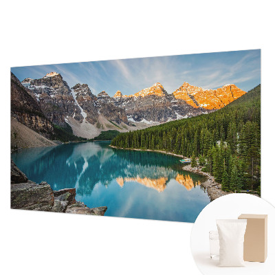 Modern wall mural for living room Mountain reflection