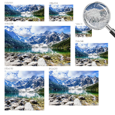 Premium wall mural for bedroom Mountain landscape