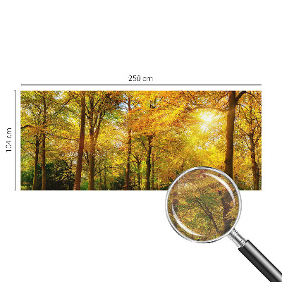 Premium photo wallpaper Golden leaves