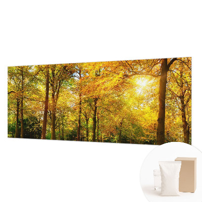 Premium photo wallpaper Golden leaves