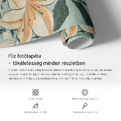 Premium photo wallpaper Golden leaves