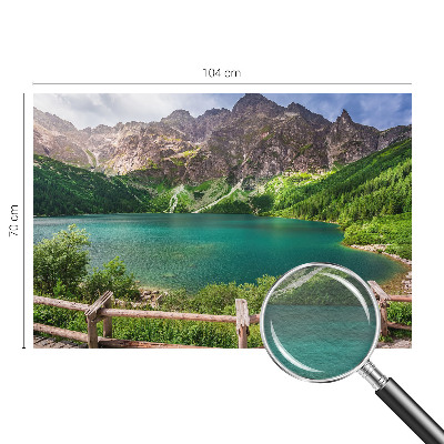 Bedroom wall mural wallpaper featuring a mountain landscape