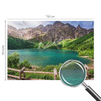 Bedroom wall mural wallpaper featuring a mountain landscape