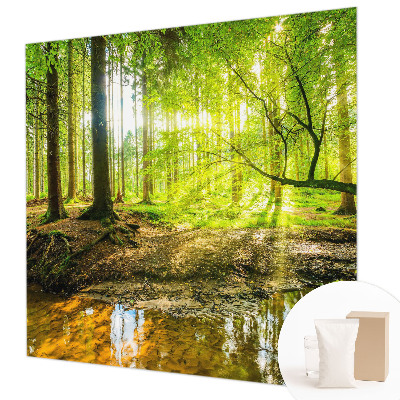 Non-woven wall mural Green landscape