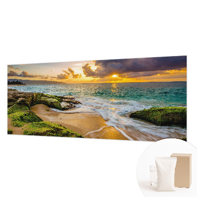 Non-woven photo wallpaper with a maritime harmony design