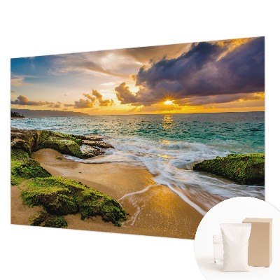 Non-woven photo wallpaper with a maritime harmony design