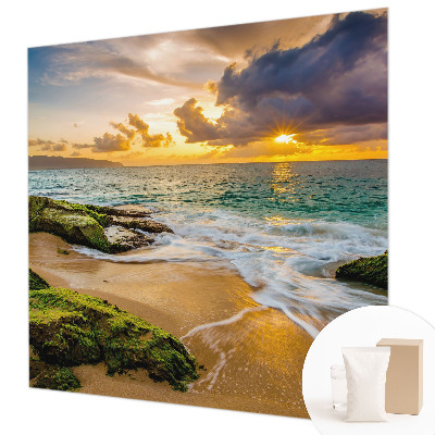 Non-woven photo wallpaper with a maritime harmony design