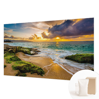 Non-woven photo wallpaper with a maritime harmony design