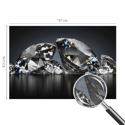 Wallpaper mural with a crystal beauty design