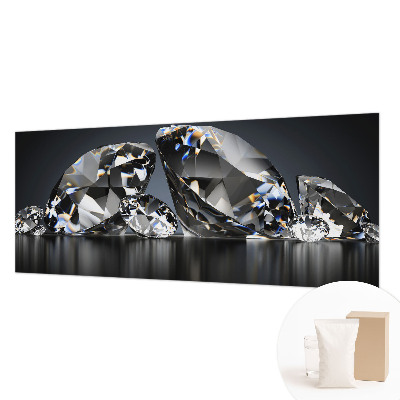 Wallpaper mural with a crystal beauty design