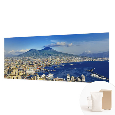 Wall mural for bedroom featuring a seaside panorama