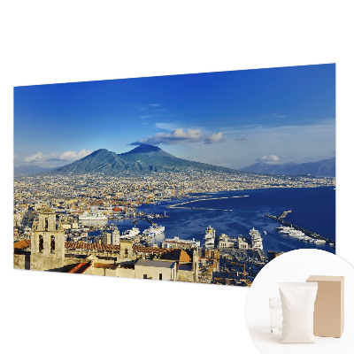 Wall mural for bedroom featuring a seaside panorama