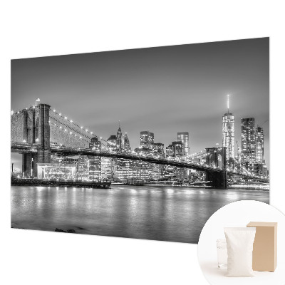 Wall mural for living room with the Metropolis Bridge design