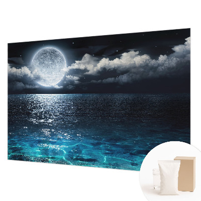 Wallpaper mural for living room Night sea
