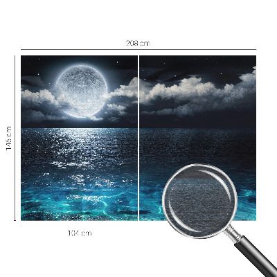 Wallpaper mural for living room Night sea