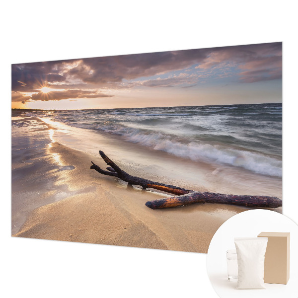 Large wallpaper mural featuring the West Beach scene