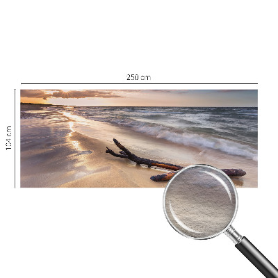 Large wallpaper mural featuring the West Beach scene