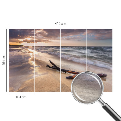 Large wallpaper mural featuring the West Beach scene