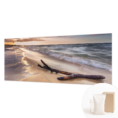 Large wallpaper mural featuring the West Beach scene