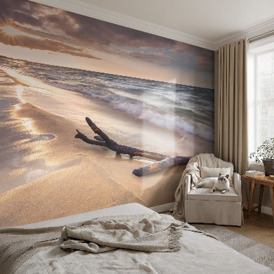Large wallpaper mural featuring the West Beach scene