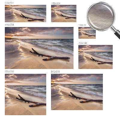 Large wallpaper mural featuring the West Beach scene