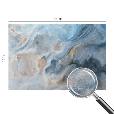 Modern wall mural with colorful abstract motifs