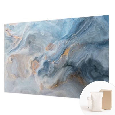 Modern wall mural with colorful abstract motifs