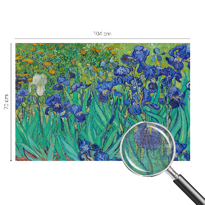 Modern wall mural for living room Garden flowers