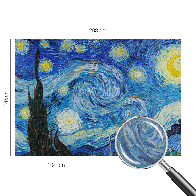 High quality wall mural wallpaper featuring a night sky motif