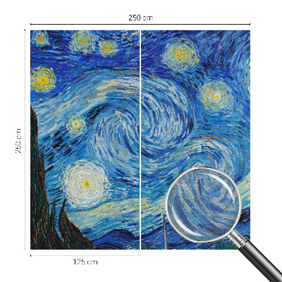 High quality wall mural wallpaper featuring a night sky motif