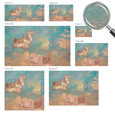 Premium wall mural for bedroom featuring heavenly pegasi