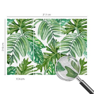 Wall mural Exotic leaves