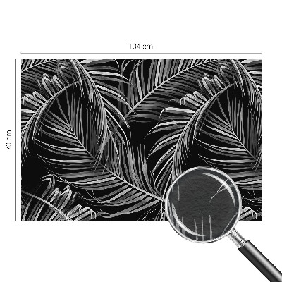 Non-woven wall mural with an exotic pattern