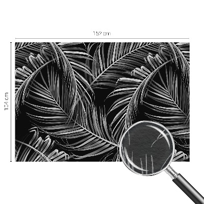 Non-woven wall mural with an exotic pattern