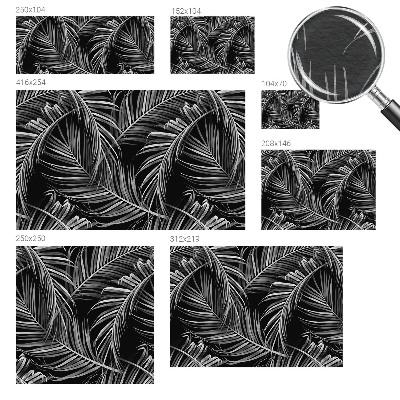Non-woven wall mural with an exotic pattern