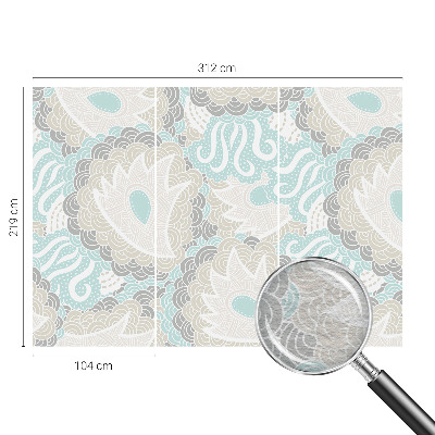 Photo wallpaper with abstract patterns