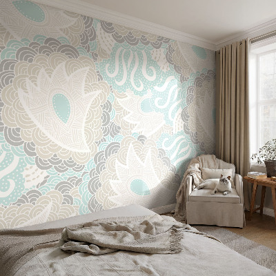 Photo wallpaper with abstract patterns
