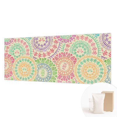 Photo wall mural with a colorful mandala design