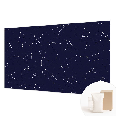 Wall mural for bedroom with an astro sky design