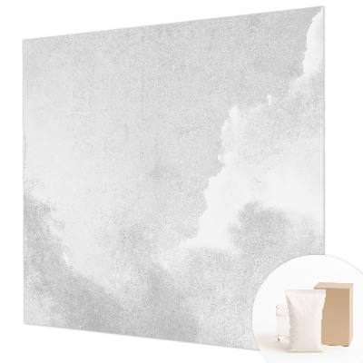 Bedroom wall mural wallpaper with a subtle cloud pattern