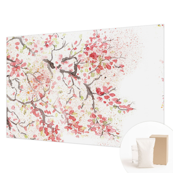 Large wallpaper mural Flowering branches