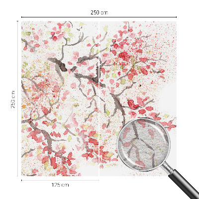 Large wallpaper mural Flowering branches