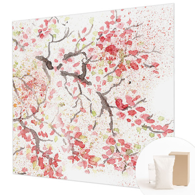 Large wallpaper mural Flowering branches