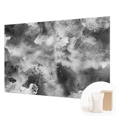 Large wall mural wallpaper Gray clouds