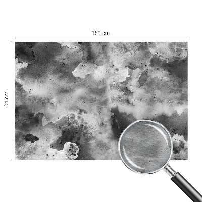 Large wall mural wallpaper with a gray clouds design