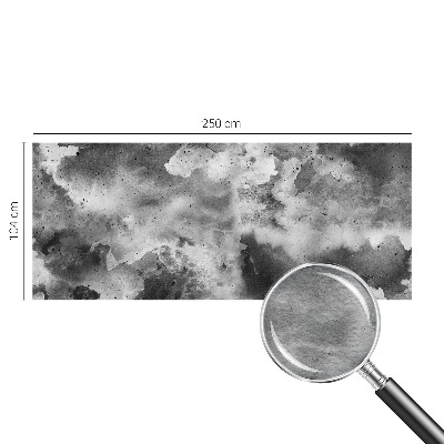 Large wall mural wallpaper Gray clouds