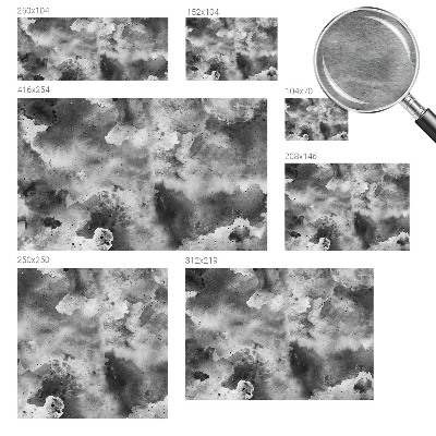 Large wall mural wallpaper with a gray clouds design
