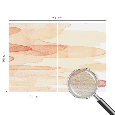 High quality photo wallpaper with a pastel brushstroke design