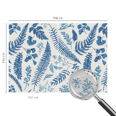 High quality wall mural wallpaper with botanical patterns