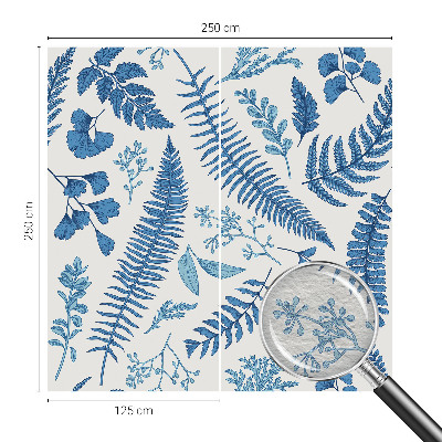 High quality wall mural wallpaper with botanical patterns